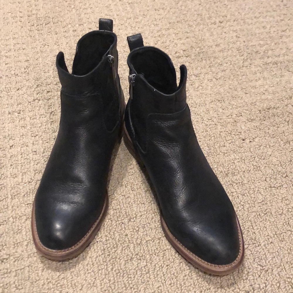 Franco Sarto Low Heel Booties